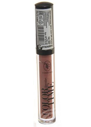 Матовая жидкая помада matte color time lipcolor tf тон 222