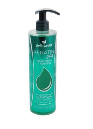 Шампунь проти лупи belle jardin keratin spa magic herbs для всіх типів волосся