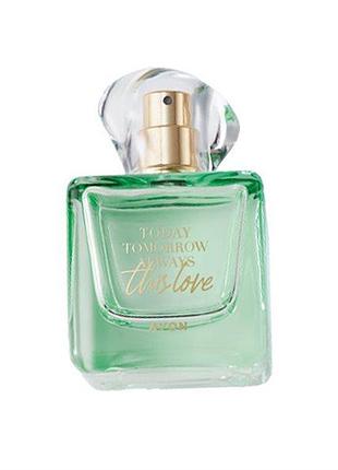 Парфюмированная вода для женщин avon tomorrow this love 50 мл