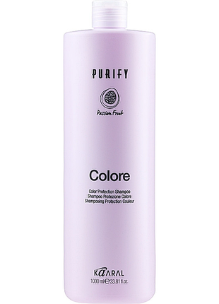 Шампунь для волос "защита цвета" kaaral purify color shampoo 1000