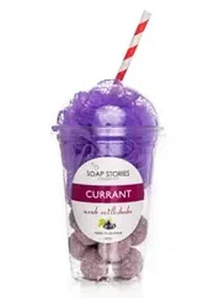 Скраб для тела scrub milkshake чорна смородина
