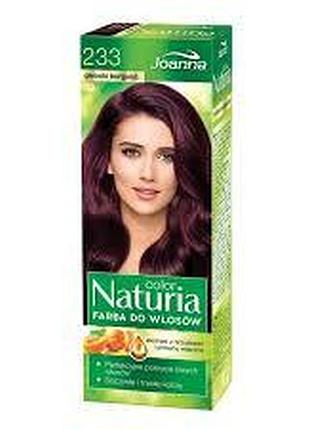 Краска для волос joanna hair naturia color тон 233 голубой бургунд