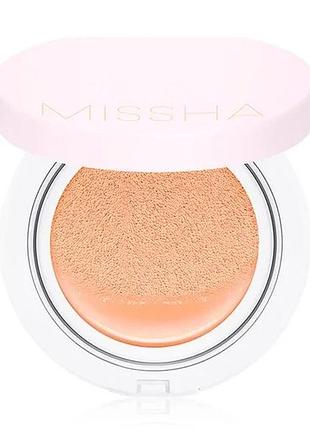 Увлажняющий тональный кушон для лица missha magic cushion moist up spf 50+/pa+++ 21