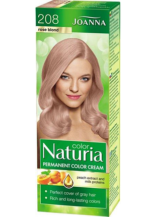 Краска для волос joanna hair naturia color тон 208 розовый блонд