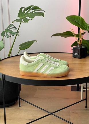Кроссовки женские adidas gazelle indoors green