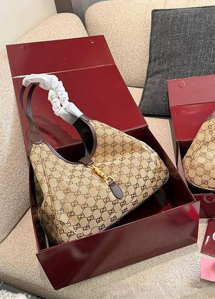 Женская сумка премиум gg monogram jackie shoulder bag