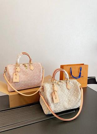 Женская сумка премиум speedy 30 monogram denim