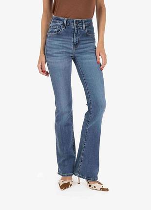 Синие джинсы клеш (flare/bootcut) от бренда only. размер l 32. состояние новых