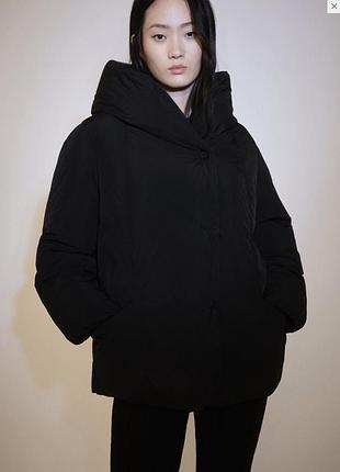 Зимова куртка пуховик mango