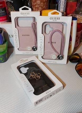 Новый оригинал чехол iphone guess 16 17 17pro 17 pro max
