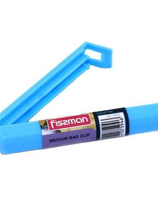 Затискач для пакетів fissman 9 см, пластиковий, багатоколірний, для сипучих продуктів, морозилки, посудомийки