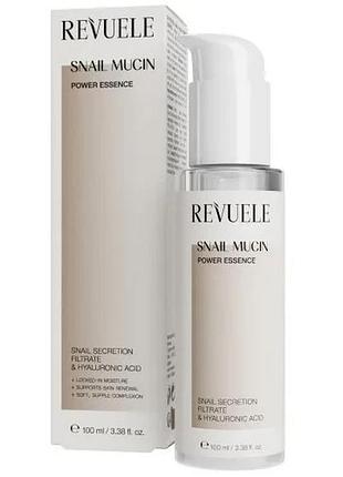 Revuele эссенция для лица revuele power с муцином улитки 100 мл
