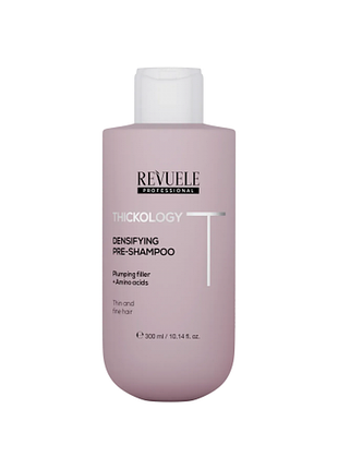 Пре-шампунь для надання об'єму тонкому волоссю revuele hair professional thickology 300 мл