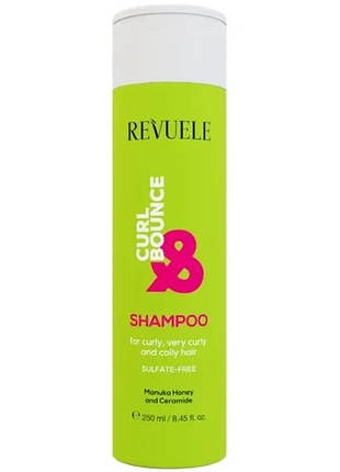 Шампунь для кучерявого волосся revuele curl & bounce 250 мл