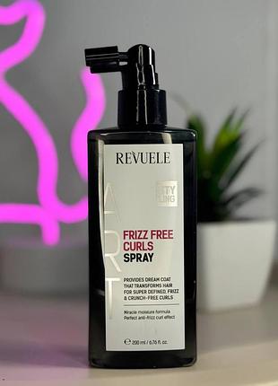 Спрей для кучерявого волосся frizz free revuele 200 мл