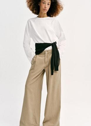 Джинси wide leg від zara woman, 42р, оригінал