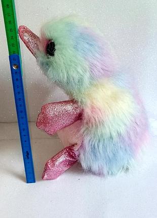 Мягкая игрушка разноцветовиц качконис petunia из серии ty beanie boos