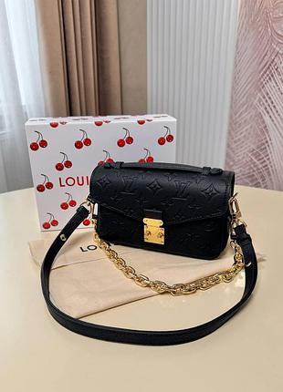 Женская сумка премиум pochette metis east west black