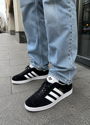 Кроссовки адедас черные adidas gazelle
