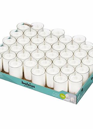 Свічка вставка relight refills bolsius біла 16год 40шт