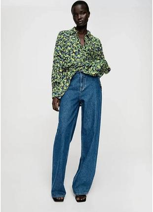 Рубашка из вискозы  zara