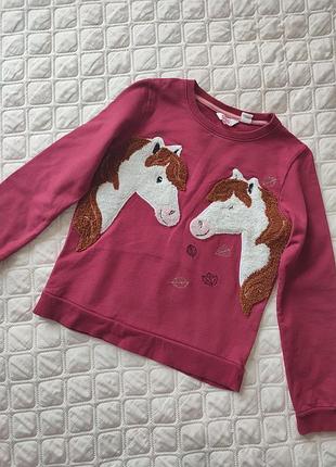 Світер для дівчинки 8-9 років. світшот на дівчинку 134 см. лонг. светр дитячий