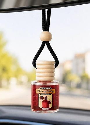 Автомобільний аромадифузор-підвіска formbo cherry baby з ароматом стиглої вишні, 8 мл