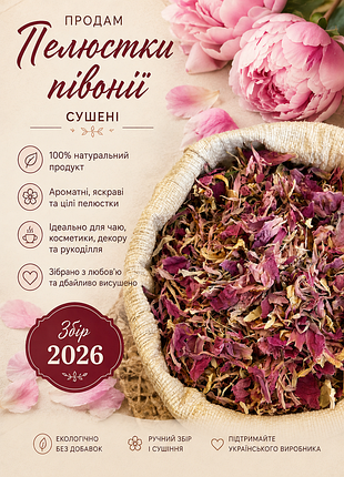Лепестки пиона