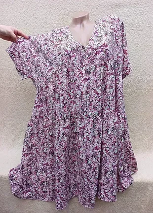 Ярусное платье туника,р56🌺🌺🌺