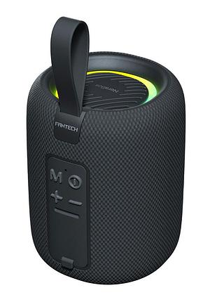 Портативная колонка fantech bs157 nerabox bluetooth 5.4 с rgb подсветкой защита от брызг black