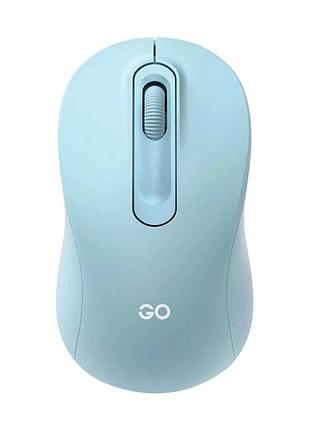 Бездротова миша fantech go w608 з оптичним сенсором 1200dpi компактна з енергоощадністю синій