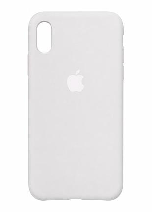Чехол силиконовый silicone case full size для iphone xs max защита от падений с микрофиброй внутри 10.stone mc-10429
