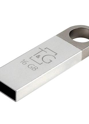 Usb-флешка t&g metal 026 16 гб металева із захистом від ударів сталевою