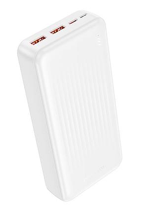 Повербанк borofone bj80a clever 20000mah 22.5w pd быстрая зарядка защита от перегрева белый