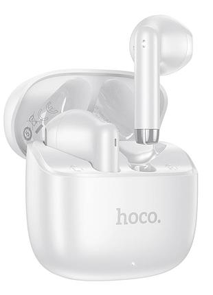 Бездротові навушники tws hoco ew205 bluetooth 6.0 із захистом ipx4 для тренувань і дзвінків білий