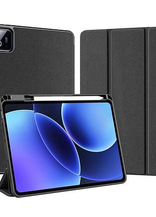 Чехол-книжка dux ducis domo для xiaomi pad 8/7/7 pro с функцией подставки и защитой от царапин черный mc-10405