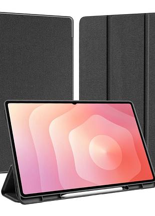 Чехол-книжка dux ducis domo для samsung tab s11 ultra x936 с авто пробуждением и защитой черный mc-10401
