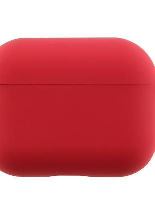 Чехол силиконовый silicone case с микрофиброй для airpods pro 3 защитный карабин 38.shiny pink mc-10373
