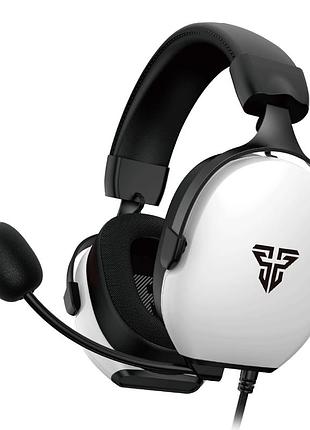 Игровые наушники fantech mh92 carbon с микрофоном и шумоподавлением для пк и консолей белые