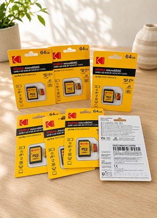 64 gb, microsd kodak, карта пам'яті, оригінал, 10 клас