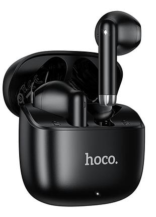 Бездротові навушники tws hoco ew205 bluetooth 6.0 вологозахист ipx4 чорні для спорту та офісу black