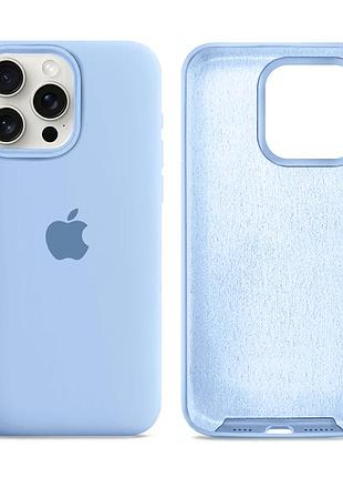 Чехол силиконовый silicone case full size для iphone 16 pro защита от ударов микрофибра 05.lilac mc-11466