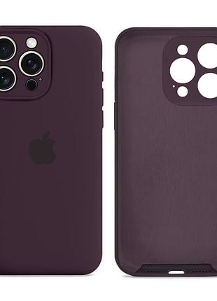 Чохол силіконовий silicone case full size із захистом камери для iphone 12 pro max з мікрофіброю всередині elderberry mc-11031