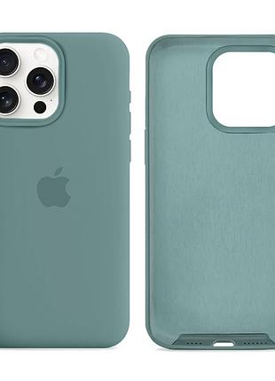 Чохол силіконовий silicone case full size для iphone 12 12 pro протиударний з мікрофіброю всередині cactus color mc-10555