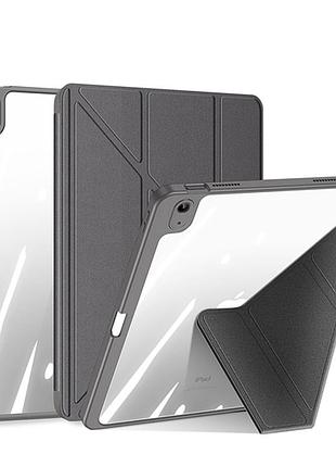 Чехол-книжка dux ducis magi series для ipad 11th 2025 10.9 дюймов tpu серый с защитой камеры grey mc-10415