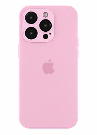 Чехол ag-glass matte camera lens с magsafe для iphone 14 pro ударостойкий с защитой камеры розовый mc-11380