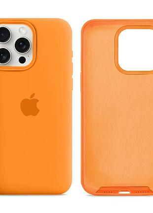 Чохол силіконовий silicone case full size для iphone 14 pro з мікрофіброю всередині захист від ударів 49.papaya mc-10836