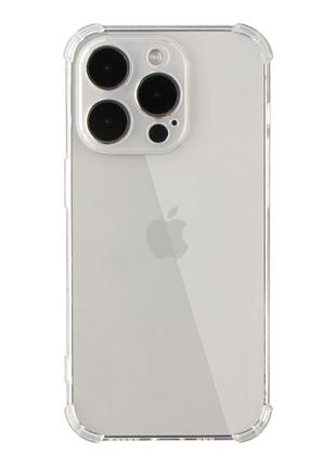Чохол tpu virgin hard прозорий протиударний для iphone 13 pro захист камери transparent mc-10790