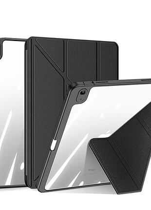 Чехол-книжка dux ducis magi series для ipad 11th 2025 10.9 дюймов tpu с защитой камеры черный mc-10414