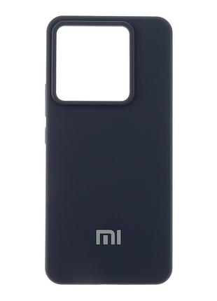 Чохол liquid silicone aa для xiaomi redmi note 13 pro 5g із захистом камери та мікрофіброю всередині сірий dark grey mc-11801